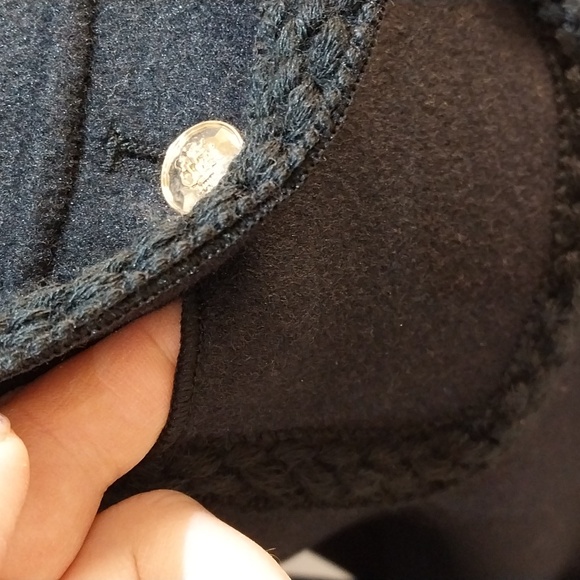 NWT XL BAGATELLE Chic Navy Women's Blazer with Gold Accents - Picture 12 of 17